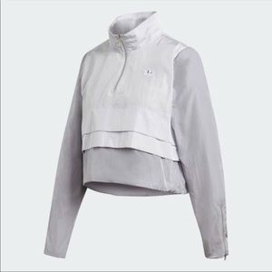Adidas Women’s Half Zip Cropped Track Jacket NWT